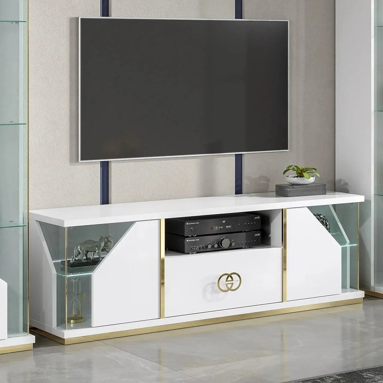 Włoska nowoczesna szafka RTV Vogue 170cm / ACCA DESIGN 